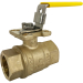 1" NPT Brass Ball Valve - Direct Mount