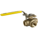 1/2" 3-Way Brass Ball Valve T-Full Port