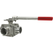 2-1/2" Sanitary 3-Way Ball Valve, T-Port, Direct Mount, Tri-Clamp