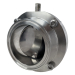 3" Sanitary Butterfly Valve, Tri-Clamp, Bare Stem