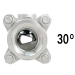 30&deg; 1" V-Port