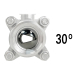 30° 1-1/4" V-Port