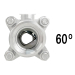 60° 1-1/4" V-Port