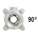 90° 1-1/2" V-Port