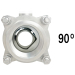 90° 2-1/2" V-Port