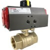 Air Actuated Brass Ball Valves - Scotch Yoke