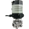 Electric Actuated 3-Piece Stainless Ball Valves - Compact