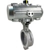 Air Actuated High Performance Wafer Butterfly Valves - All Stainless